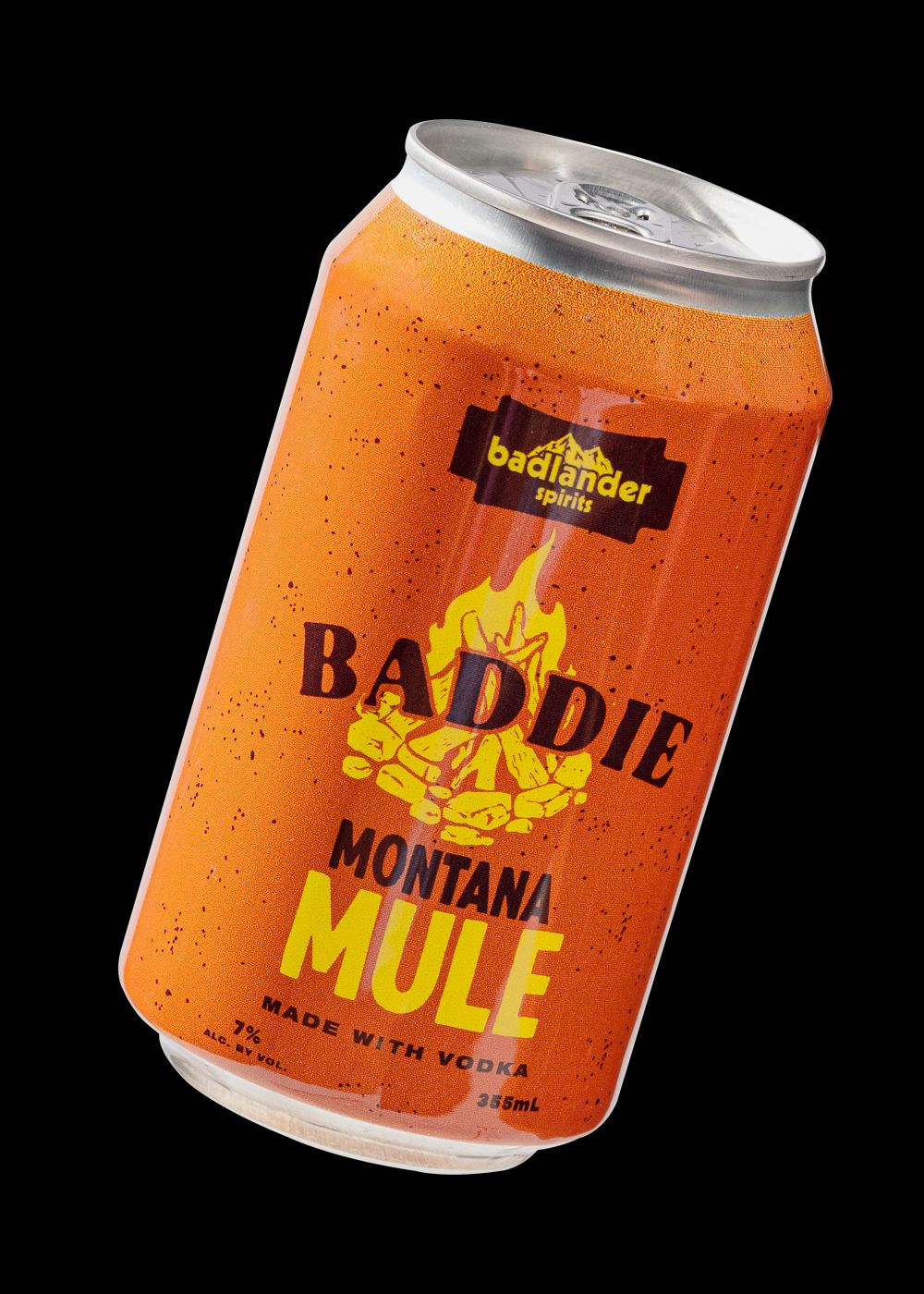 Baddie: Montana Mule, made with vodka. 7% alcohol by volume.